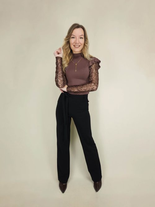 Britt Stretch Pants Black